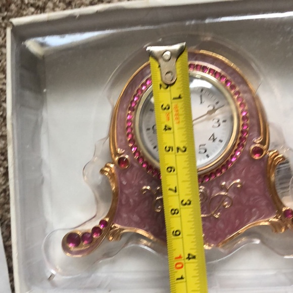 Standing enamel clock - Picture 7 of 8